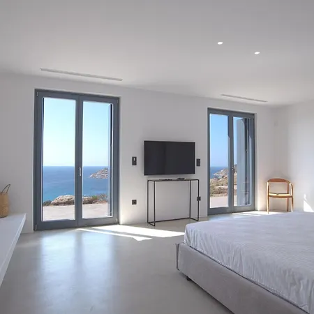 Astounding Mykonos - Ligeia - 3 Bedrooms - Panoramic Views Of Beach - Kalafatis